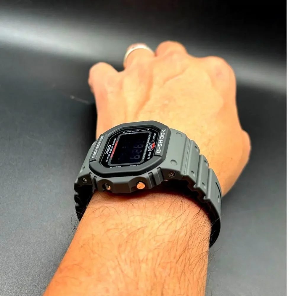 Casio G-Shock DW-5610SU-8 Utility Gray Digital 200M Watch NIBWT Discontinued